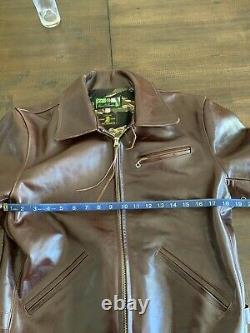 Himel Bros THE IMPERIAL MEDIUM BROWN SHINKI HORSEHIDE Leather Jacket 42-44