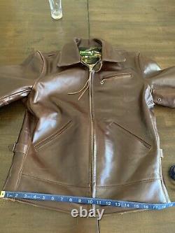 Himel Bros THE IMPERIAL MEDIUM BROWN SHINKI HORSEHIDE Leather Jacket 42-44