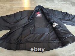 Honda Racing Jacket Mens Sz L Padded Motorcycle Intersport Woody Woodpecker EUC