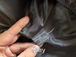 Hot Leathers Leather Jacket Mens XL Black Reflective Skeleton Biker Motorcycle
