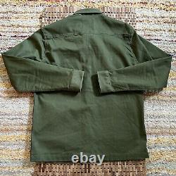 Huckberry Iron and Resin Forest Green Button Down Shirt Jacket Men's Medium M