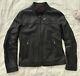 Hugo Boss Biker leather Jacket Used Twice, Comes With Tags