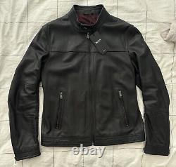Hugo Boss Biker leather Jacket Used Twice, Comes With Tags