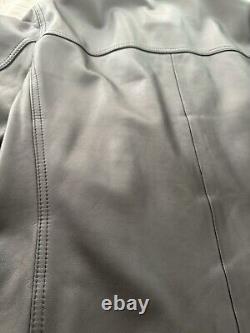 Hugo Boss Biker leather Jacket Used Twice, Comes With Tags