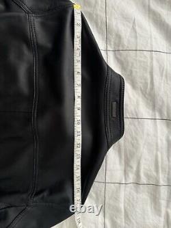 Hugo Boss Biker leather Jacket Used Twice, Comes With Tags
