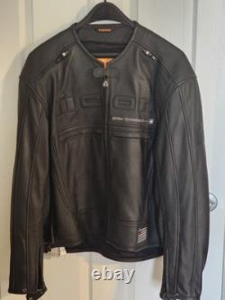 ICON Asphalt Technology, leather motorcycle jacket