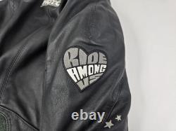 ICON MOTO Women's Size M Leather Bombshell Go-Go Motorcycle Jacket Black