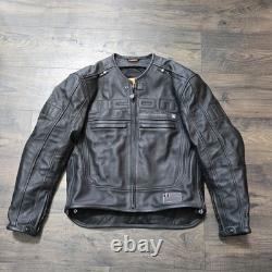 ICON Men's M Motorhead Asphalt Technologies Armored Leather Motorcycle Jacket