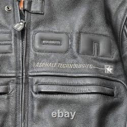 ICON Men's M Motorhead Asphalt Technologies Armored Leather Motorcycle Jacket