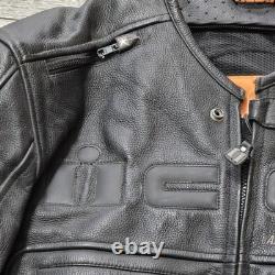 ICON Men's M Motorhead Asphalt Technologies Armored Leather Motorcycle Jacket
