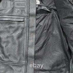ICON Men's M Motorhead Asphalt Technologies Armored Leather Motorcycle Jacket