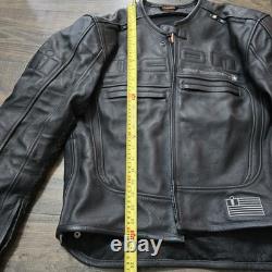 ICON Men's M Motorhead Asphalt Technologies Armored Leather Motorcycle Jacket