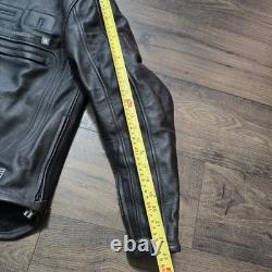 ICON Men's M Motorhead Asphalt Technologies Armored Leather Motorcycle Jacket