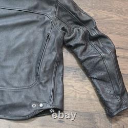 ICON Men's M Motorhead Asphalt Technologies Armored Leather Motorcycle Jacket