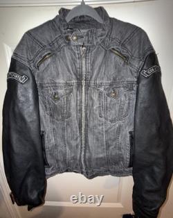 ICON Motorsports Strongarm Boomer Jean Leather Jacket Aramid Reinforced S XL