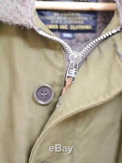 IRON HEART Deck Jacket / N-1 type, S size, Beige Khaki, IHM-14, Made in Japan