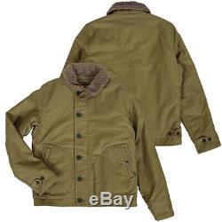 IRON HEART Deck Jacket / N-1 type, S size, Beige Khaki, IHM-14, Made in Japan