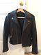 IRO CHAYAMA Motorcycle Biker Black Leather Jacket Barneys New York sz 34