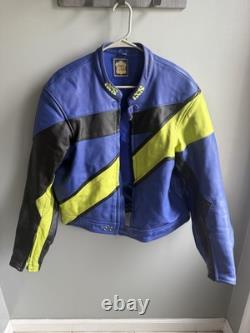 IXS Leather Vintage Racing Moto Jacket Avangarde