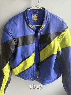 IXS Leather Vintage Racing Moto Jacket Avangarde