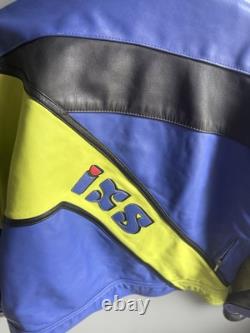 IXS Leather Vintage Racing Moto Jacket Avangarde