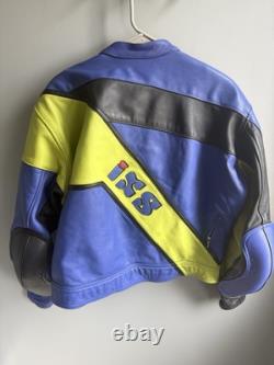 IXS Leather Vintage Racing Moto Jacket Avangarde