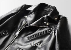 Iade Black Motorcycle Horse Leather Jacket Size Medium lewis leather