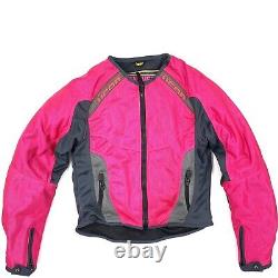 Icon Anthem Women's Mesh Motorcycle Jacket Pink Size XS