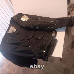 Icon Armored Contra TiMax Moto Motorcycle Jacket 2XL Black Grey NO LINER