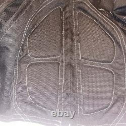 Icon Armored Contra TiMax Moto Motorcycle Jacket 2XL Black Grey NO LINER
