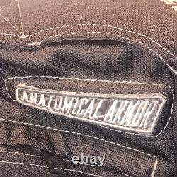 Icon Armored Contra TiMax Moto Motorcycle Jacket 2XL Black Grey NO LINER