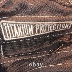 Icon Armored Contra TiMax Moto Motorcycle Jacket 2XL Black Grey NO LINER