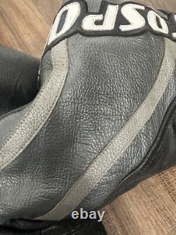 Icon Daytona Motorsports Black/gray Leather Jacket Size L Riding Street Gear