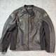 Icon Jacket Mens 4XL Black Leather Accelerant Motorcycle Padded Zip Pockets