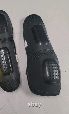 Icon Medium Men's SKULL Black & Red Leather Motorcycle Jacket. READ