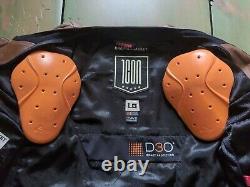 Icon Men's CHAPTER Brown Leather Motorcycle Jacket Limited 986/1000 Large