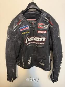 Icon Merc Hero Leather Motorcycle Jacket