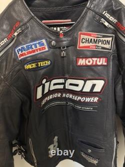 Icon Merc Hero Leather Motorcycle Jacket