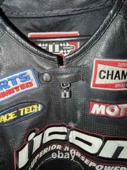Icon Merc Hero Leather Motorcycle Jacket
