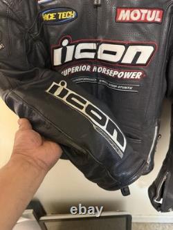 Icon Merc Hero Leather Motorcycle Jacket