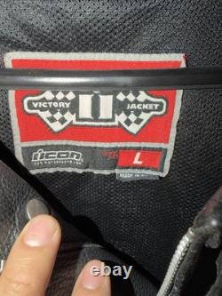 Icon Merc Hero Leather Motorcycle Jacket