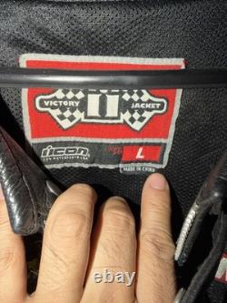 Icon Merc Hero Leather Motorcycle Jacket