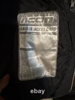 Icon Merc Hero Leather Motorcycle Jacket