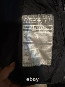 Icon Merc Hero Leather Motorcycle Jacket