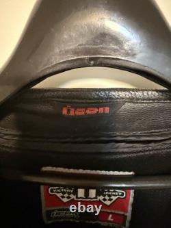 Icon Merc Hero Leather Motorcycle Jacket