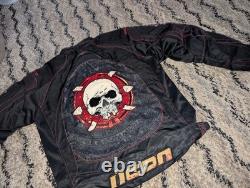 Icon Moto Motorcycle Biker Jacket Redeemer Skull Jacket XL Extra Large