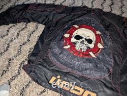 Icon Moto Motorcycle Biker Jacket Redeemer Skull Jacket XL Extra Large