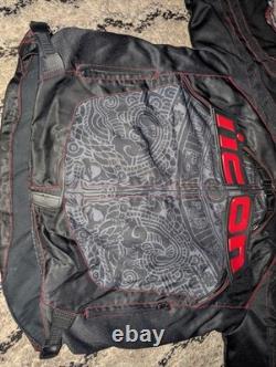 Icon Moto Motorcycle Biker Jacket Redeemer Skull Jacket XL Extra Large