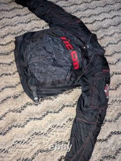 Icon Moto Motorcycle Biker Jacket Redeemer Skull Jacket XL Extra Large