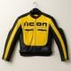 Icon Motorhead Leather Motorcycle Jacket Armored Vented Large FREE SHIPPING